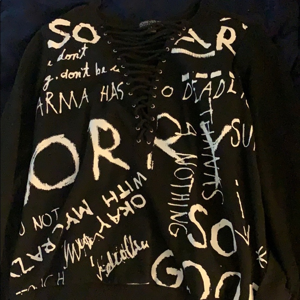 Black sweatshirt